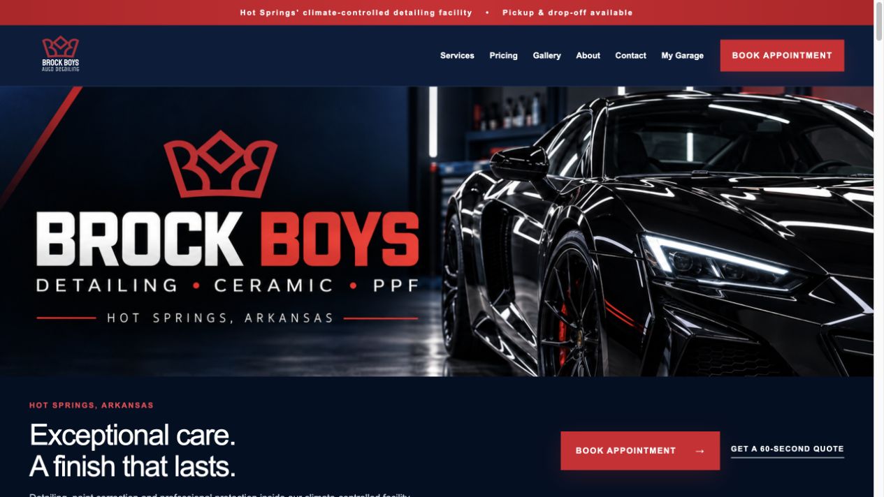 A real ADF website project